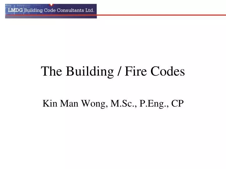 the building fire codes
