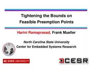 Tightening the Bounds on Feasible Preemption Points