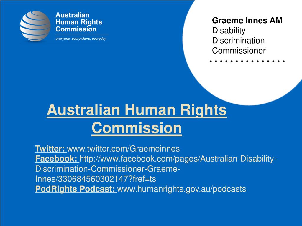 PPT - Australian Human Rights Commission PowerPoint Presentation, free ...