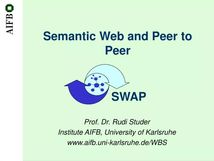 semantic web and peer to peer