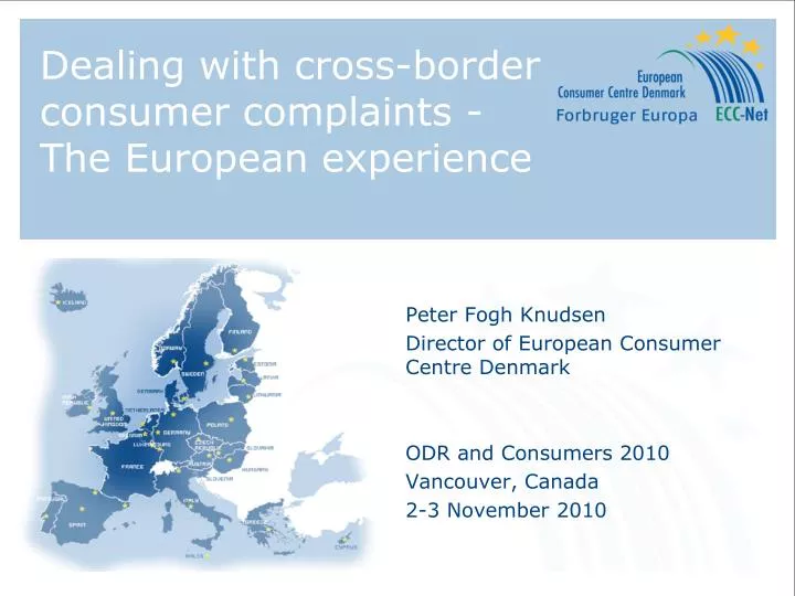 dealing with cross border consumer complaints the european experience