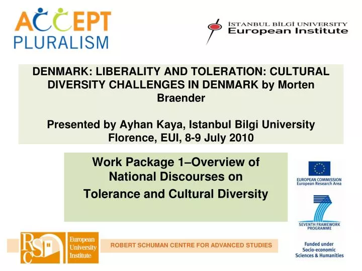 work package 1 overview of national discourses on tolerance and cultural diversity