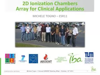 2D Ionization Chambers Array for Clinical Applications
