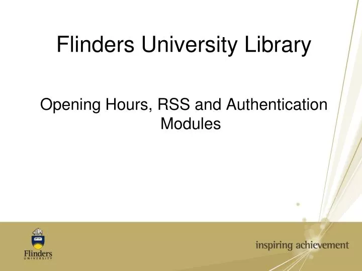 flinders university library
