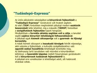tud sdep expressz