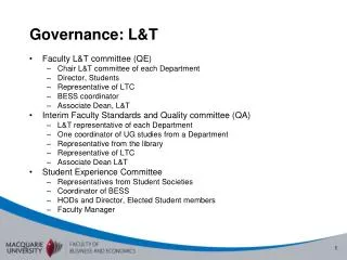 Governance: L&amp;T