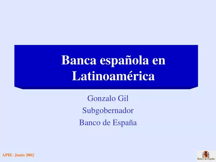 banca espa ola en latinoam rica