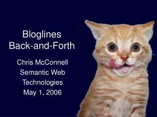 Bloglines Back-and-Forth
