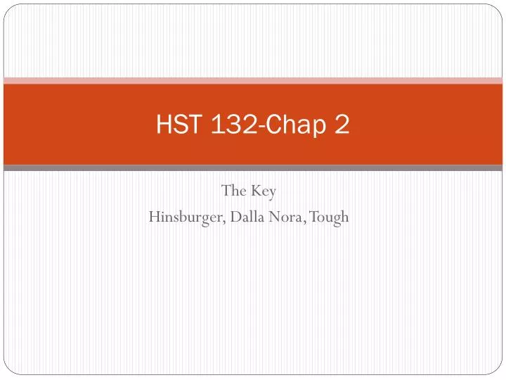 hst 132 chap 2