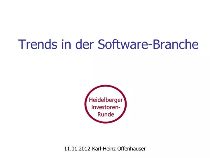 trends in der software branche