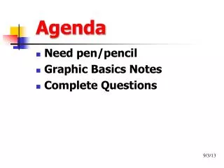 agenda