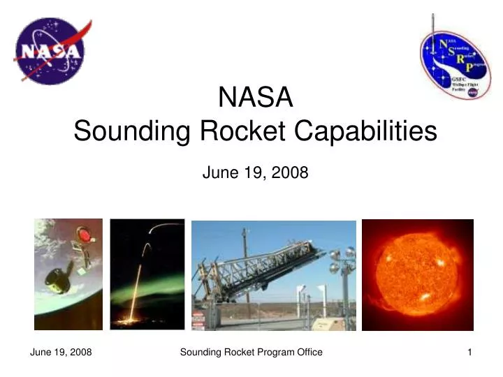 nasa sounding rocket capabilities