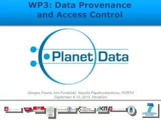 WP3: Data Provenance and Access Control