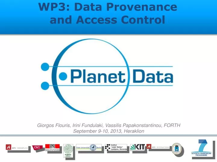 wp3 data provenance and access control