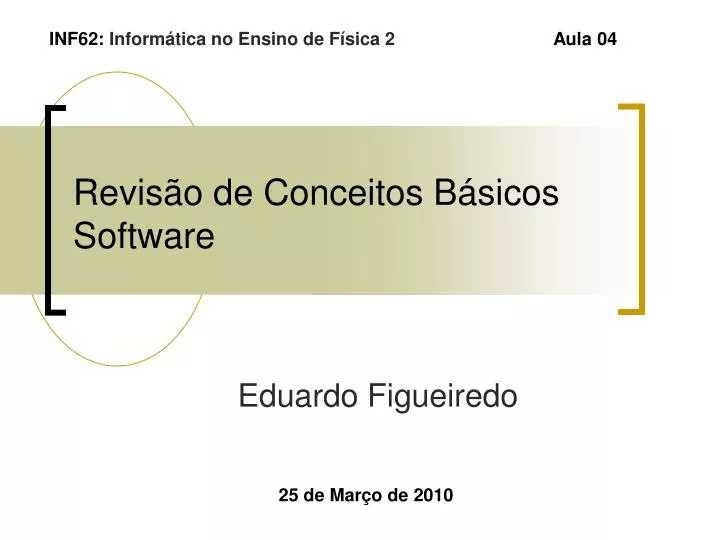 revis o de conceitos b sicos software