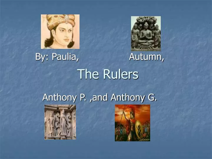 the rulers
