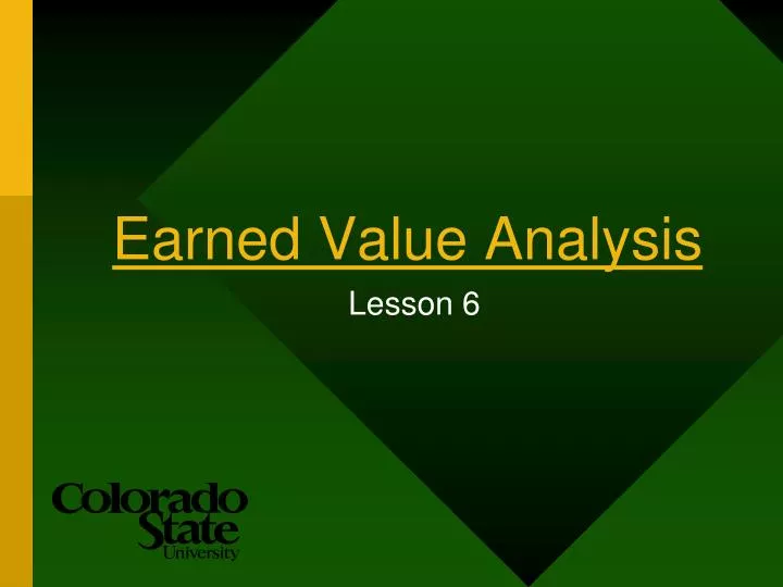 earned value analysis