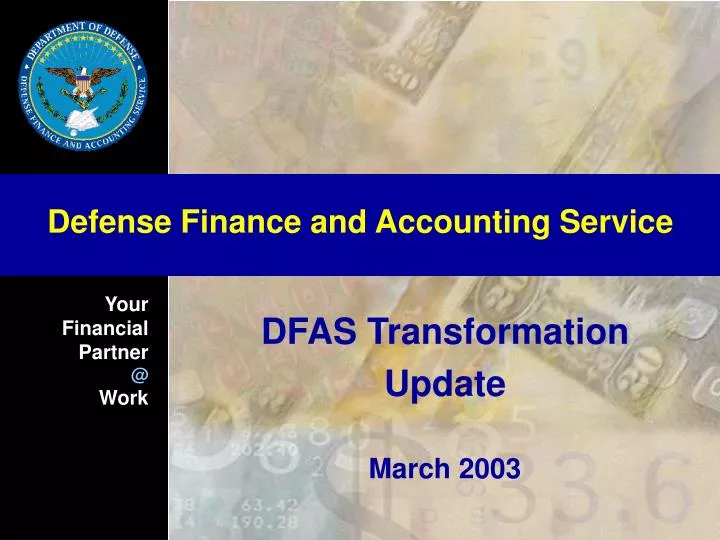 dfas transformation update march 2003