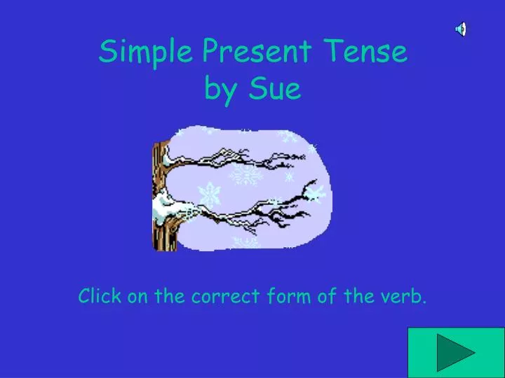 simple present tense by sue