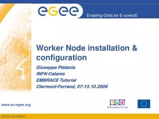 Worker Node installation &amp; configuration