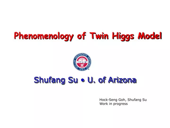 phenomenology of twin higgs model