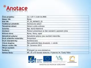 anotace