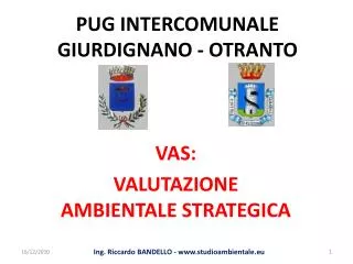 pug intercomunale giurdignano otranto