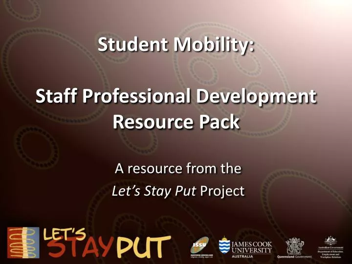student mobility staff professional development resource pack