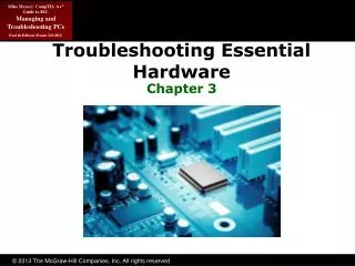 Troubleshooting Essential Hardware