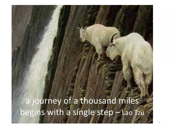 a journey of a thousand miles begins with a single step lao tzu