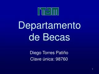 departamento de becas