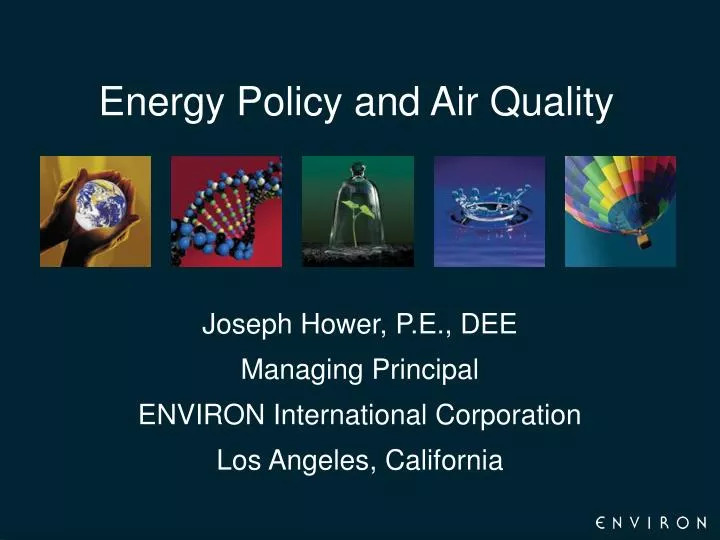 energy policy and air quality