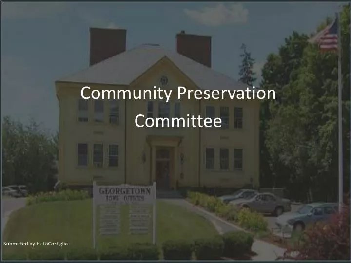 community preservation committee
