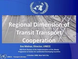 Regional Dimension of Transit Transport Cooperation