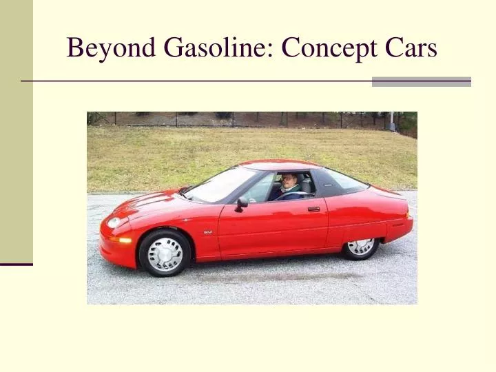 beyond gasoline concept cars