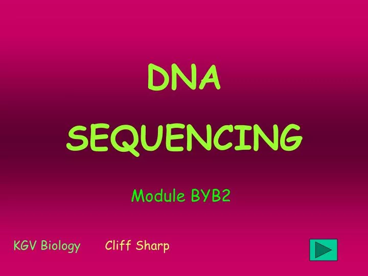 PPT - DNA SEQUENCING PowerPoint Presentation, Free Download - ID:4290182