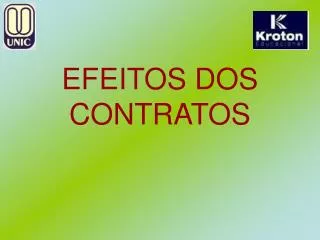 efeitos dos contratos