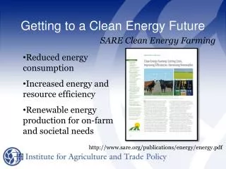 Getting to a Clean Energy Future