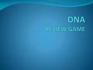 DNA REVIEW GAME