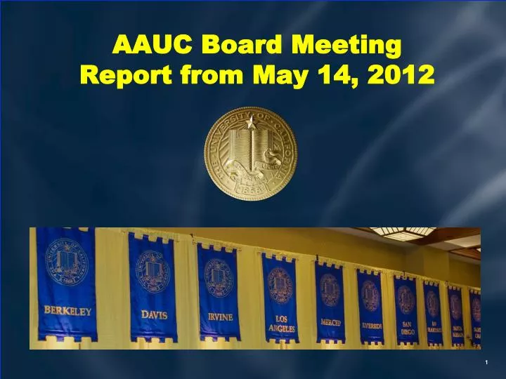 aauc board meeting report from may 14 2012
