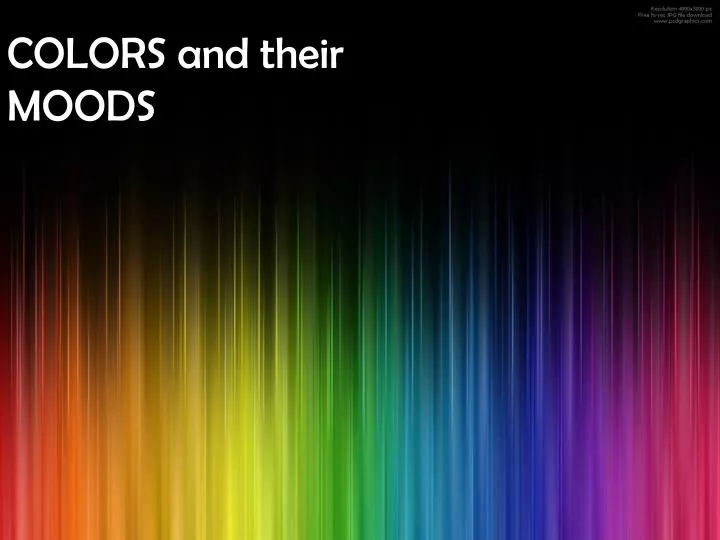 colors and their moods