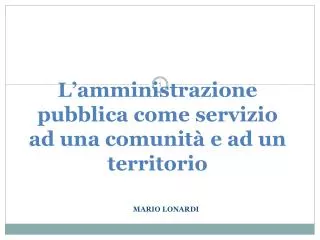 mario lonardi