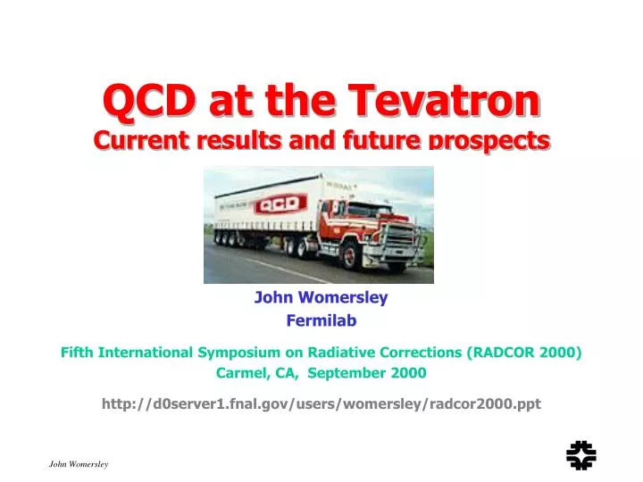qcd at the tevatron current results and future prospects