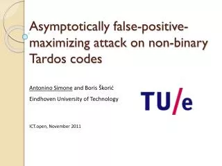 Asymptotically false-positive-maximizing attack on non-binary Tardos codes
