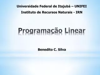 programa o linear
