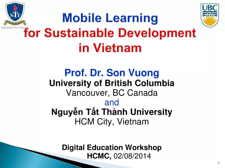 mobile learning for sustainable development in vietnam