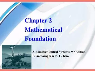 Chapter 2 Mathematical Foundation