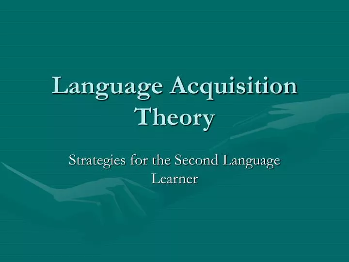 language acquisition theory