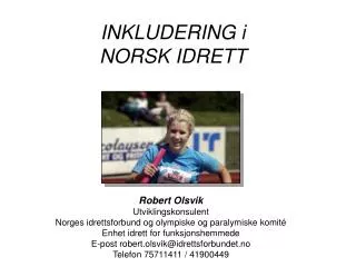 inkludering i norsk idrett