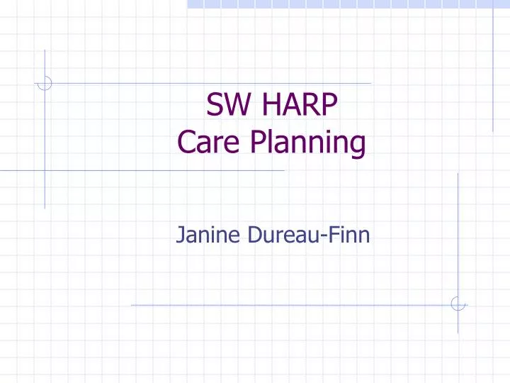 sw harp care planning